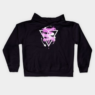 Aries - Pink Sky Kids Hoodie